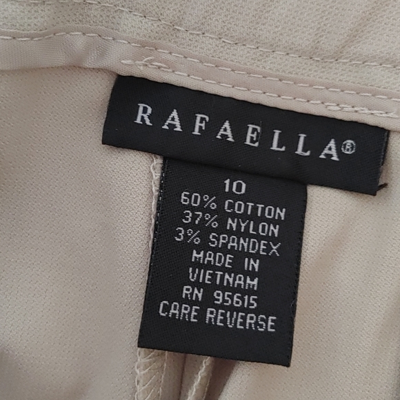 Rafaella Khaki Pants Size 10 - Picture 5 of 8